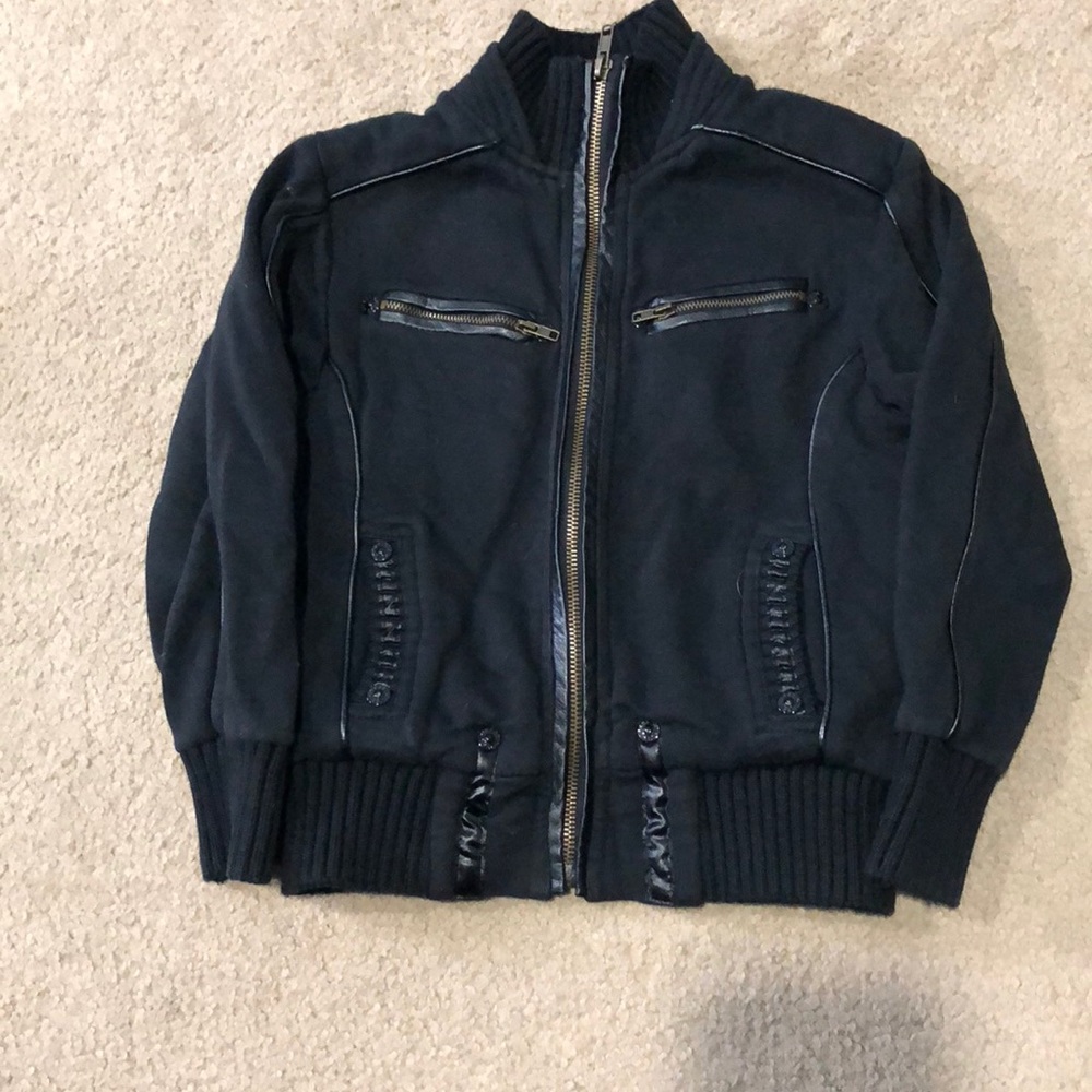 Boys GUESS zip up cardigan.